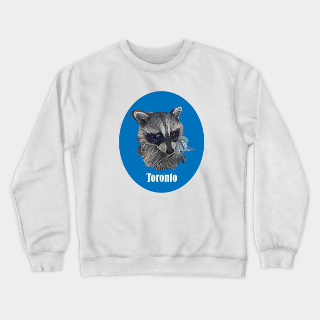 Toronto Trash Panda Crewneck Sweatshirt by ninasilver